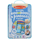 Spin Master MELISSA & DOUG - Set de Juego Botiquín de Primeros Auxilios de Juguete, 16 Piezas con 6 Heridas Mágicas Reutilizables - 6074904 - Juguetes Niños 3 años + - Regalo Niño 3 años +, Juego de rol MELISSA & DOUG - Set de Juego Botiquín de Primeros Auxilios de Juguete, 16 Piezas con 6 Heridas Mágicas Reutilizables - 6074904 - Juguetes Niños 3 años + - Regalo Niño 3 años +