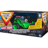 Spin Master MONSTER JAM - COCHE TELEDIRIGIDO GRAVE DIGGER - Coche RC Monster Jam Grave Digger a Escala 1:24 - 2.4GHZ hasta 76m - 6044955 - Juguetes Niños 4 Años +, Radiocontrol negro/Verde, Monster Jam - COCHE TELEDIRIGIDO GRAVE DIGGER - Coche RC Grave Digger a Escala 1:24 - 2.4GHZ hasta 76m - 6044955 - Juguetes Niños 4 Años +, Monster truck, 4 año(s)