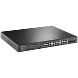 TP-Link Omada SG3428XMP switch Gestionado L2+ Gigabit Ethernet (10/100/1000) Energía sobre Ethernet (PoE) 1U Negro, Interruptor/Conmutador Gestionado, L2+, Gigabit Ethernet (10/100/1000), Energía sobre Ethernet (PoE), Montaje en rack, 1U