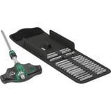 Wera Kraftform Kompakt 400 RA Set 1, con función de trinquete, Conjuntos de bits negro/Verde