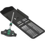 Wera Kraftform Kompakt 400 RA Set 1, con función de trinquete, Conjuntos de bits negro/Verde
