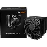 be quiet! Dark Rock Pro 5 Procesador Refrigerador de aire 120/135 mm Negro 1 pieza(s), Disipador de CPU negro, Refrigerador de aire, 120/135 mm, Negro