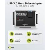 goobay Adaptador de disco duro USB 3.2 Gen 1 para IDE y SATA 