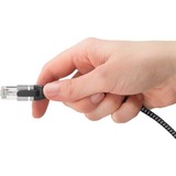 goobay Cable adaptador Ethernet USB-C 3.2 Gen2 > RJ-45, Slim negro/Gris