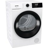 gorenje DHNE83 secadora Independiente Carga frontal 8 kg Blanco, Secadoras con bomba de calor blanco/Negro, Independiente, Carga frontal, Bomba de calor, Blanco, Botones, Giratorio, LED