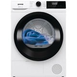 gorenje DHNE83 secadora Independiente Carga frontal 8 kg Blanco, Secadoras con bomba de calor blanco/Negro, Independiente, Carga frontal, Bomba de calor, Blanco, Botones, Giratorio, LED