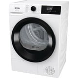 gorenje DHNE83 secadora Independiente Carga frontal 8 kg Blanco, Secadoras con bomba de calor blanco/Negro, Independiente, Carga frontal, Bomba de calor, Blanco, Botones, Giratorio, LED