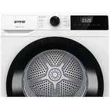 gorenje DHNE83 secadora Independiente Carga frontal 8 kg Blanco, Secadoras con bomba de calor blanco/Negro, Independiente, Carga frontal, Bomba de calor, Blanco, Botones, Giratorio, LED