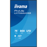 iiyama LH7566UHSB-B1AG, Pantalla de gran formato negro (mate)