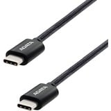ADATA CACC-100PN-BK cable USB USB 2.0 1 m USB C Negro negro, 1 m, USB C, USB C, USB 2.0, 480 Gbit/s, Negro