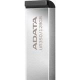 ADATA UR350 unidad flash USB 128 GB USB tipo A 3.2 Gen 1 (3.1 Gen 1) Negro, Plata, Lápiz USB níquel/Negro, 128 GB, USB tipo A, 3.2 Gen 1 (3.1 Gen 1), 100 MB/s, Tapa, Negro, Plata
