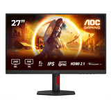 AOC G4 U27G4R pantalla para PC 68,6 cm (27") 3840 x 2160 Pixeles 4K Ultra HD LED Negro, Rojo, Monitor de gaming negro (mate), 68,6 cm (27"), 3840 x 2160 Pixeles, 4K Ultra HD, LED, 1 ms, Negro, Rojo