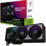 ASUS ROG -STRIX-RTX5070TI-16G-GAMING NVIDIA GeForce RTX 5070 Ti 16 GB GDDR7, Tarjeta gráfica GeForce RTX 5070 Ti, 16 GB, GDDR7, 256 bit, 7680 x 4320 Pixeles, PCI Express 5.0