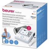 Beurer BM 96 Cardio con función ECG, Esfigomanómetro blanco/Gris