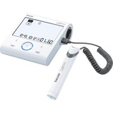 Beurer BM 96 Cardio con función ECG, Esfigomanómetro blanco/Gris
