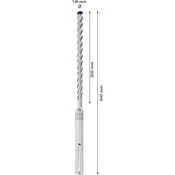Bosch Expert Broca para martillo SDS Max-8X, Taladro Martillo perforador, Hammer drill bit, 1,4 cm, 340 mm, Concreto, Piedra, 20 cm