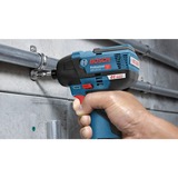 Bosch GDR 12V-110 Professional 2600 RPM Negro, Azul, Rojo, Tornillo de percusión azul/Negro, Destornillador de impacto, Mango de pistola, 1/4", Negro, Azul, Rojo, Sin escobillas, 2600 RPM