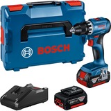 Bosch GSR 18V-45 Professional 500 RPM Sin llave 900 g Negro, Azul, Taladro/destornillador azul/Negro, Taladro de pistola, Sin llave, Negro, Azul, 1,3 cm, 500 RPM, 1,5 mm