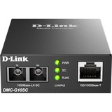 D-Link Gigabit Ethernet DMC-G10SC/E, Convertidor negro