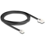 DeLOCK Cable telefónico con conector RJ-45 > conector RJ-11 negro