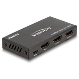 DeLOCK Divisor HDMI 1 x HDMI entrada a 2 x HDMI salida 4K 60 Hz, Splitter HDMI negro