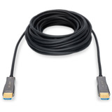 Digitus Cable de fibra óptica híbrido HDMI AOC, UHD 4K negro