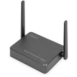 Digitus Click & Present Pro - Sistema de colaboración inalámbrico, Alargador de HDMI negro