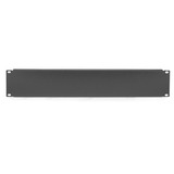 Digitus Cubierta ciega para armarios de 483 mm (19") negro, Negro, 2U, Turquía, 48,3 cm (19"), 483 mm, 12 mm