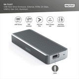 Digitus DA-71157 USB M.2 SSD, Caja de unidades aluminio