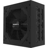 GIGABYTE P850GM unidad de fuente de alimentación 850 W 20+4 pin ATX ATX Negro, Fuente de alimentación de PC negro, 850 W, 100 - 240 V, 50 - 60 Hz, 12 A, 6 A, Activo