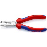 KNIPEX 13 42 165, Alicates pelacables rojo/Azul