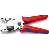 KNIPEX 90 25 20, Corta tubos rojo/Azul