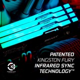 Kingston FURY FURY Beast RGB módulo de memoria 64 GB 2 x 32 GB DDR5 6000 MT/s 288-pin DIMM, Memoria RAM blanco, 64 GB, 2 x 32 GB, DDR5, 288-pin DIMM