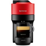 Krups XN9205, Cafetera de cápsulas negro/Rojo oscuro