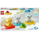 LEGO DUPLO Diversión en el Baño: Tren de los Animales Flotante, Juegos de construcción Juego de construcción, 1,5 año(s), Plástico, 14 pieza(s), 447 g