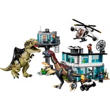 LEGO Jurassic World 76949 Ataque del Giganotosaurio y el Therizinosaurio, Dinosaurios Juguetes, Juegos de construcción Dinosaurios Juguetes, Juego de construcción, 9 año(s), Plástico, 658 pieza(s), 1,48 kg