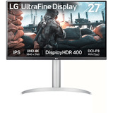 LG 27UP650K, Monitor LED blanco/Plateado