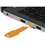 Lindy 47898 bloqueador de puerto RJ-45 Naranja Acrilonitrilo butadieno estireno (ABS) 20 pieza(s), Castillo naranja, Bloqueador de puerto, RJ-45, Naranja, Acrilonitrilo butadieno estireno (ABS), 20 pieza(s), Bolsa de plástico