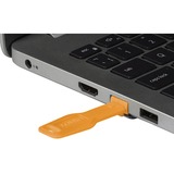 Lindy 47898 bloqueador de puerto RJ-45 Naranja Acrilonitrilo butadieno estireno (ABS) 20 pieza(s), Castillo naranja, Bloqueador de puerto, RJ-45, Naranja, Acrilonitrilo butadieno estireno (ABS), 20 pieza(s), Bolsa de plástico