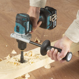 Makita Taladro atornillador a batería DDF486ZJ, 18 Voltios, Taladro/destornillador azul/Negro