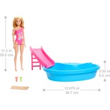 Mattel HRJ74 accesorio para muñecas Piscina de muñeca, Muñecos Piscina de muñeca, 3 año(s), 250 g