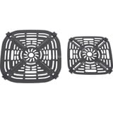 Ninja CRISPi 4 en 1 freidora de aire caliente portátil de vidrio "Cyber Space" gris azul oscuro/Transparente