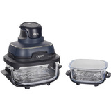 Ninja FN101EUGY, Freidora de aire caliente gris azul oscuro/Transparente