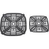 Ninja FN101EUGY, Freidora de aire caliente gris azul oscuro/Transparente