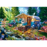 Schmidt Spiele Jeff Haynie: Con la caravana en las montañas, Puzzle 