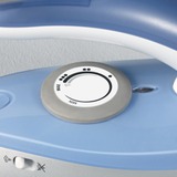 Severin BA 3234 plancha Plancha vapor-seco Suela de acero inoxidable Azul, Plata 1000 W, Plancha de viaje plateado/Azul, Plancha vapor-seco, Suela de acero inoxidable, Azul, Plata, 0,050 L, 1000 W, 115 / 230 V