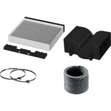 Siemens LZ11CBI14 accesorio para campana de estufa Kit de recirculación para campana extractora, Set de modificación Kit de recirculación para campana extractora, Negro, Gris, Siemens, 200 g, 325 mm, 365 mm