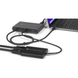 Sonnet USB3-DDP4K adaptador de cable de vídeo USB tipo A 2 x DisplayPort Negro negro, USB tipo A, 2 x DisplayPort, Macho, Hembra, Derecho, Derecho