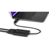 Sonnet USB3-DDP4K adaptador de cable de vídeo USB tipo A 2 x DisplayPort Negro negro, USB tipo A, 2 x DisplayPort, Macho, Hembra, Derecho, Derecho