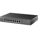 TP-Link TL-SG108-M2 switch No administrado 2.5G Ethernet (100/1000/2500) Negro, Interruptor/Conmutador No administrado, 2.5G Ethernet (100/1000/2500), Montaje de pared